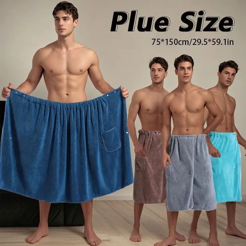 Mens bath towel skirt wrap - mens,