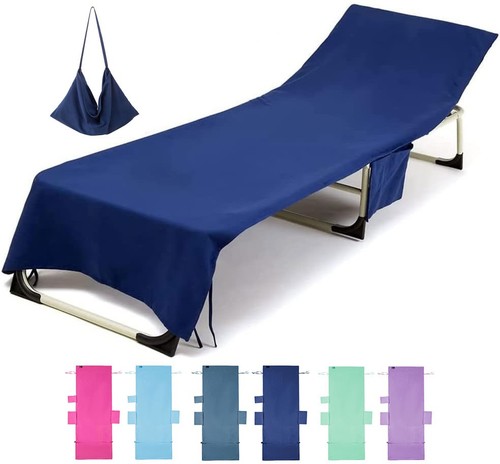 Sunlounger beach towel cover - sunlounger,