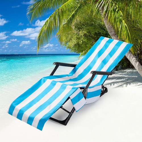 Blue striped beach - beach, cover