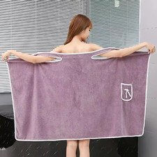 Women Wearable Bath Towel Wrap