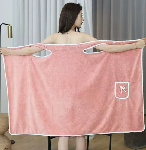 Absorbent wearable bath - absorbent,