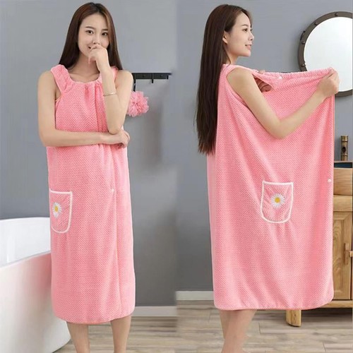 Shower wrap towel wearable - shower, towel,