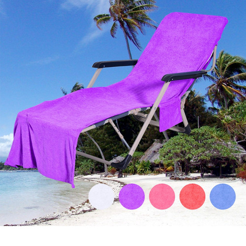 Solid beach chair cover - chair,