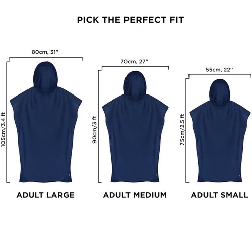 Dock bay adult beach poncho - bay,