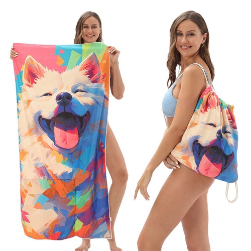 Microfiber beach towel - microfiber,