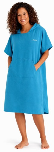 Ladies aqua changing robe - ladies,