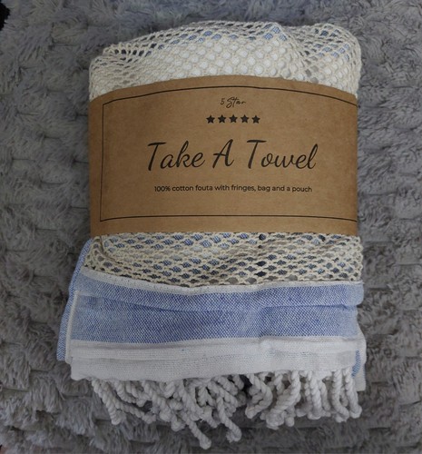 Take towel beach - a, with